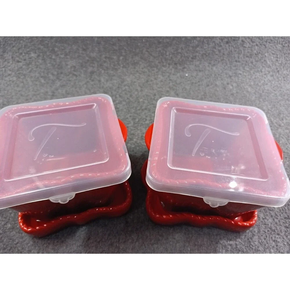 Temp-tations Set of 4 Ombre 8-oz Rammies w/ Unlimit Lids - New Tara At Home